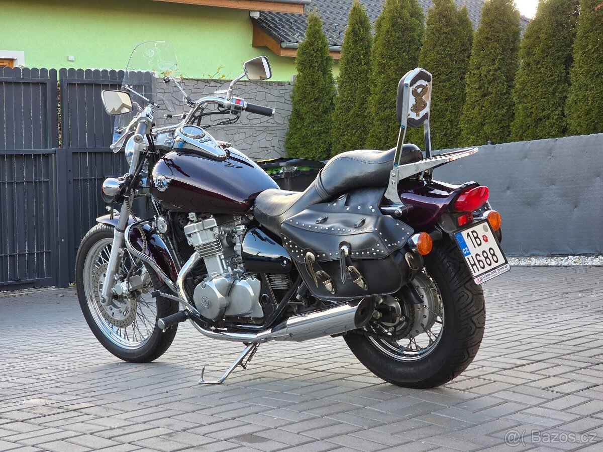 Kawasaki EN 500, padací rám, brašny, plexi, opěrka - 7