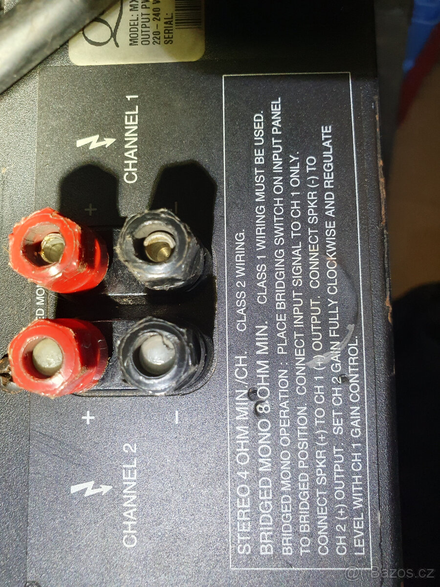 zesilovač QSC MX 1500a - 7