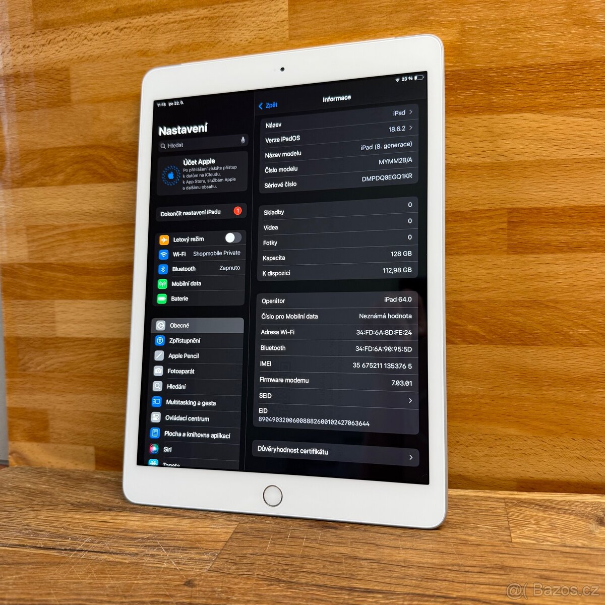 iPad 8 Cellular 128GB, bílý (12 měsíců záruka) - 7