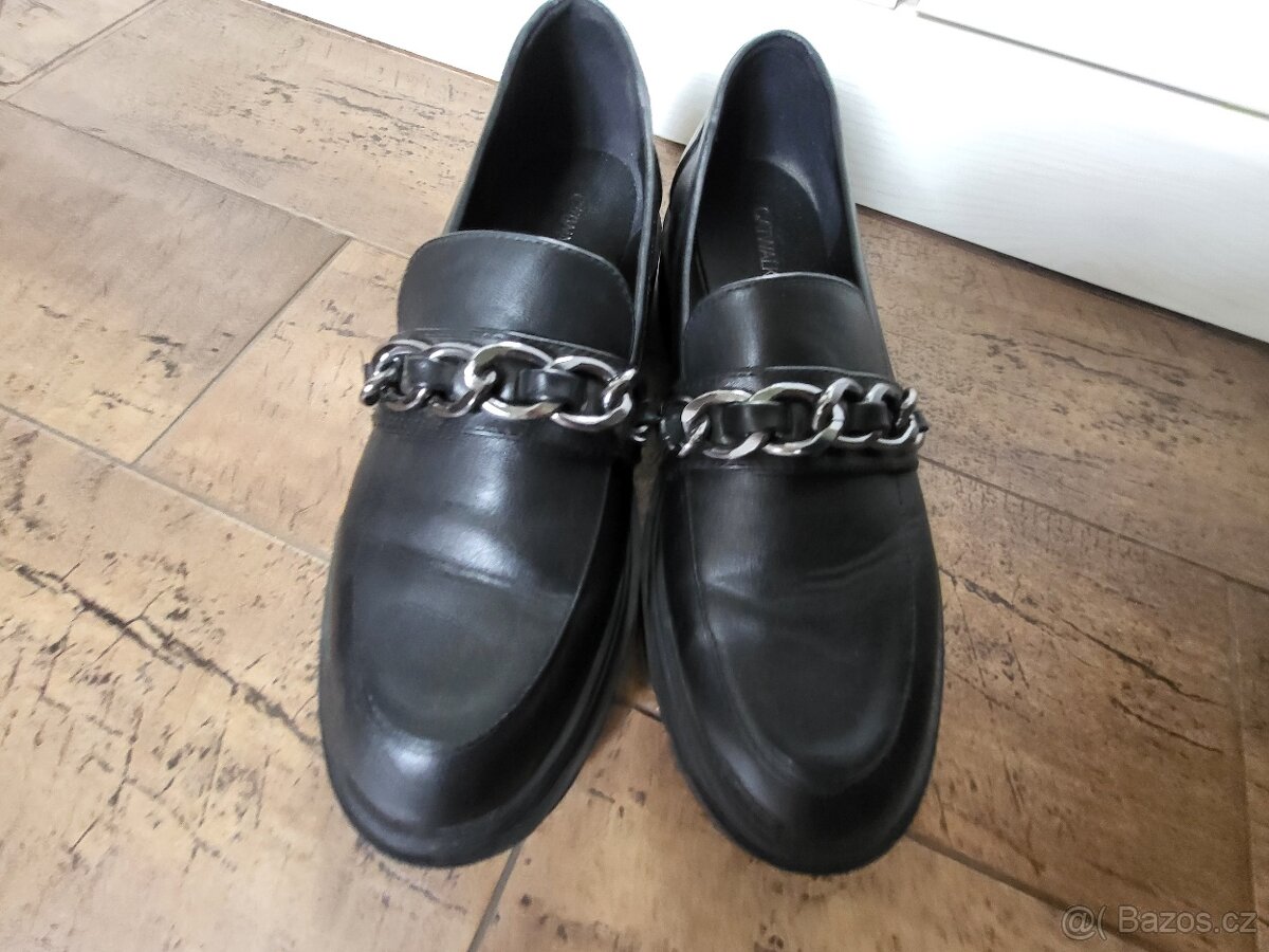 MOKASÍNY vel.41 zn.CATWALK ČERNÉ MODERNÍ - 7