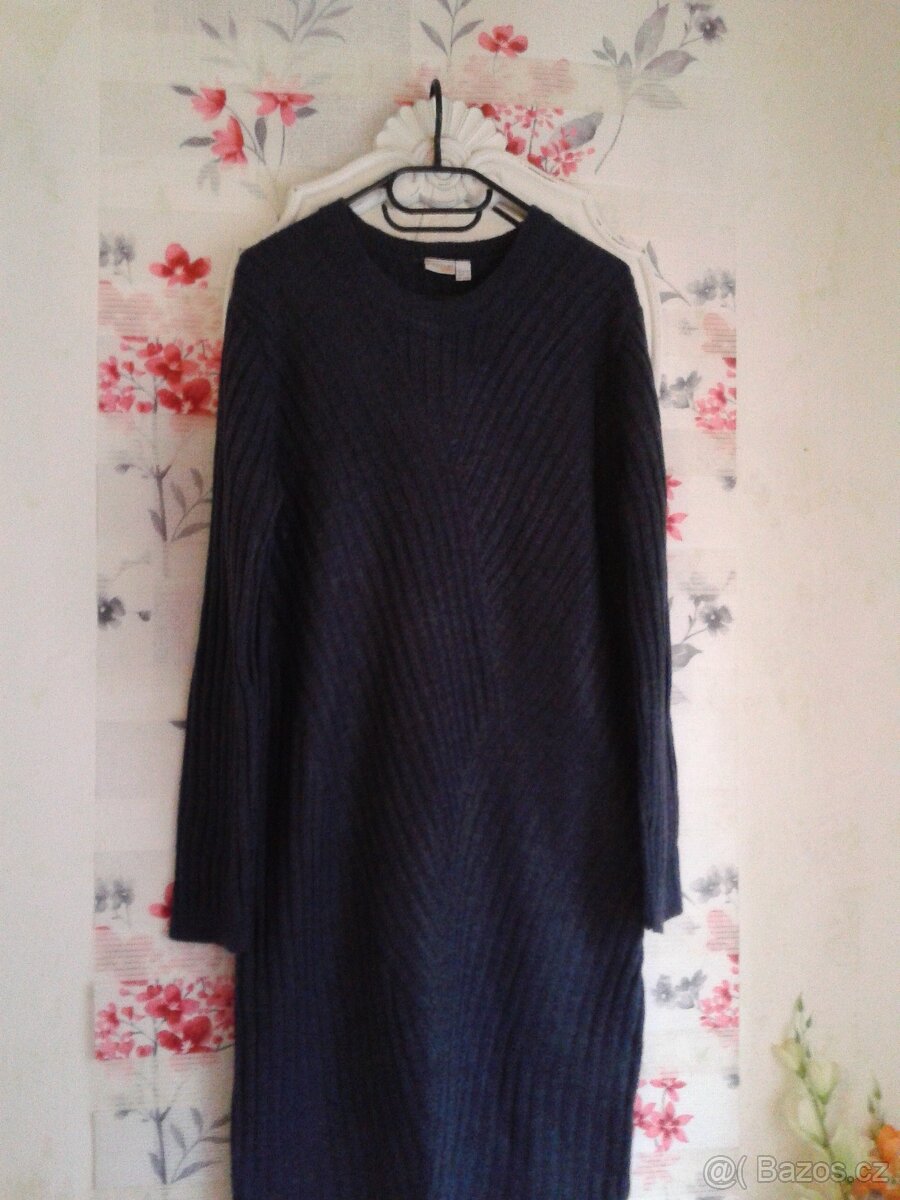Krásné pletené šaty 40/42 - 7