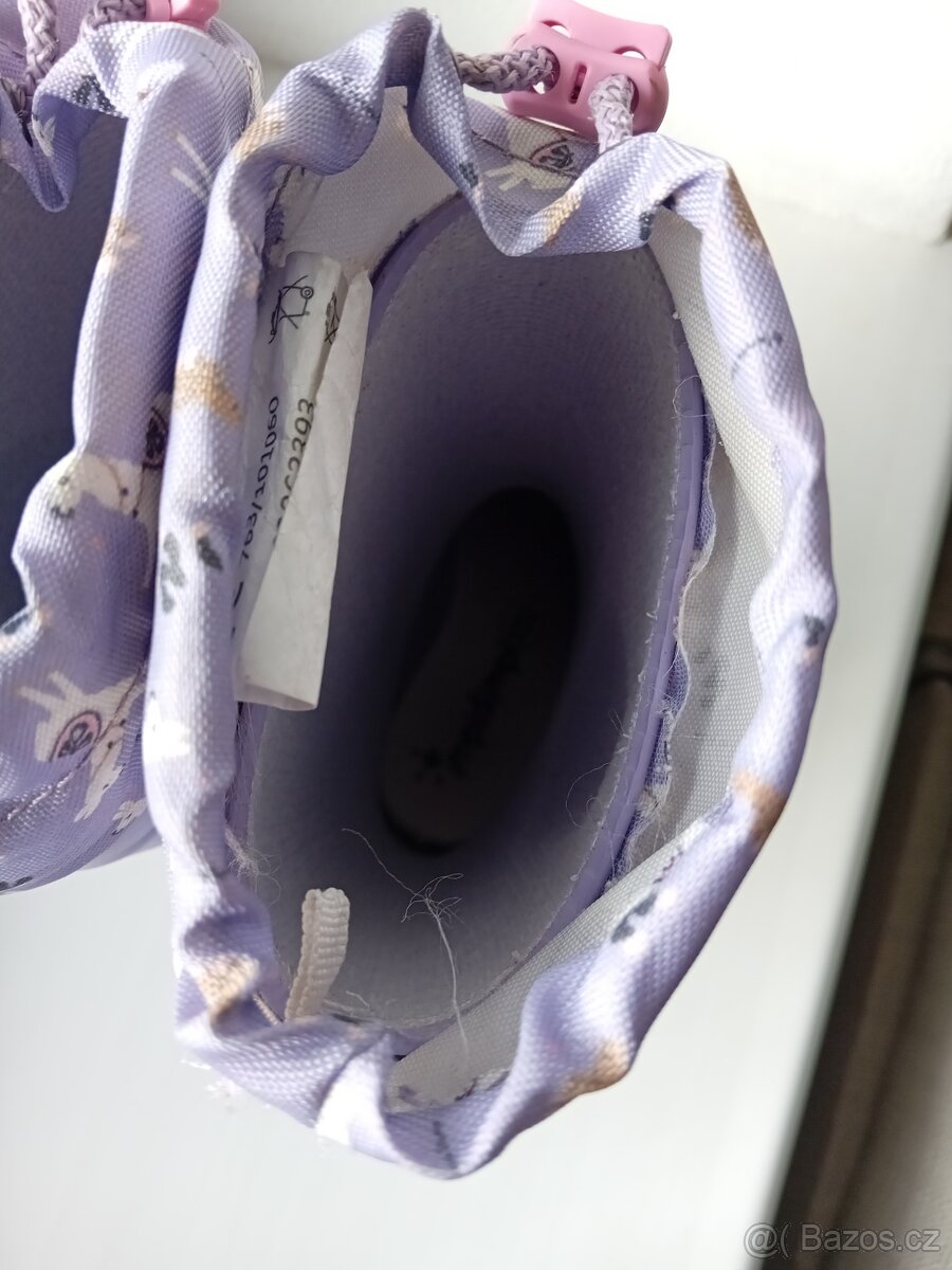 Blikající gumáky vel. 24/25 - 7