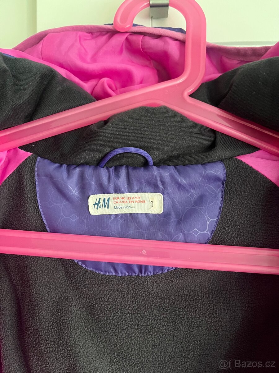 Dívčí zimní bunda h&m140 - 7