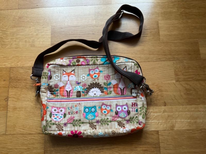 Kabelka duha batoh stříbrný kočka jelen - 7