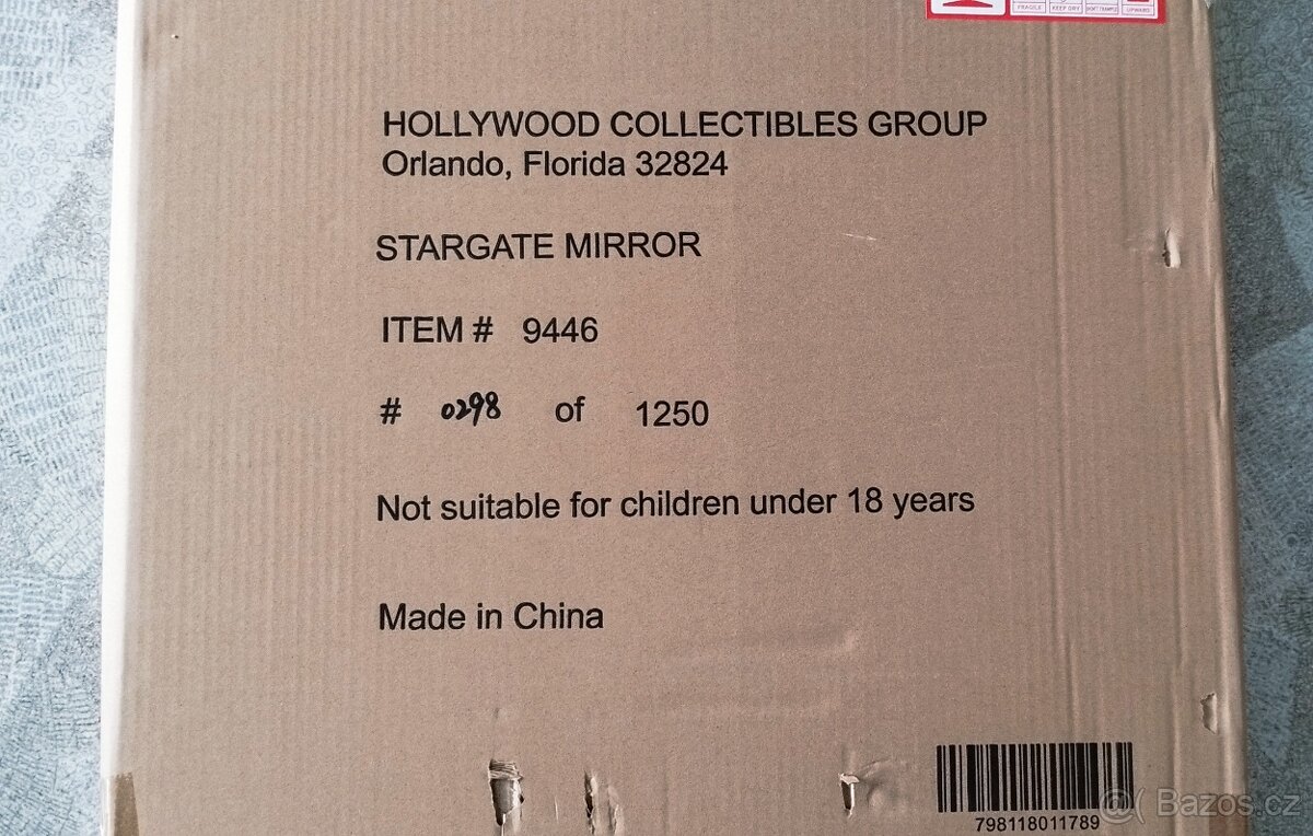 Stargate Wall Mirror 50 cm Hvězdná brána HCG - 7
