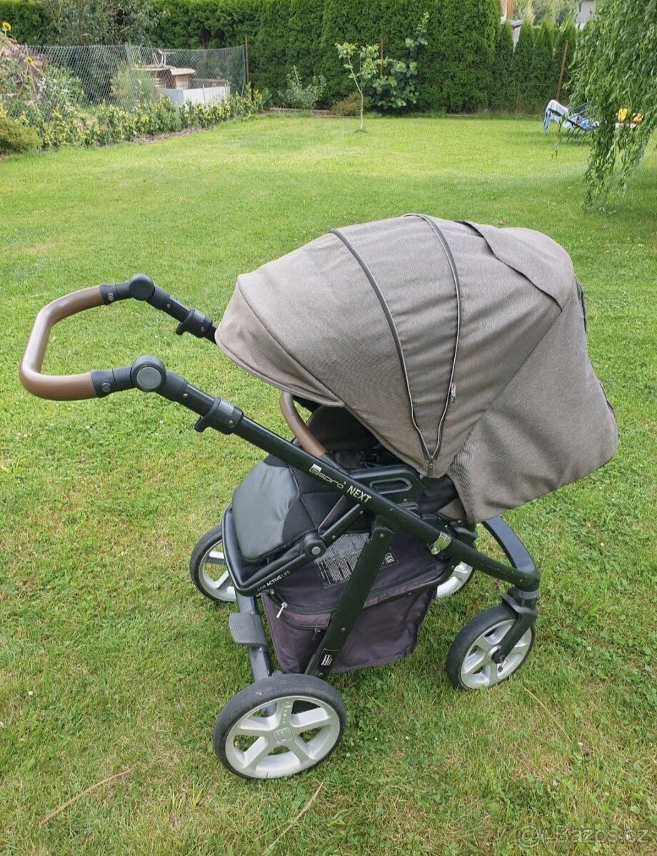 Dětský kočárek Espiro Next - hnědo-černý - 7