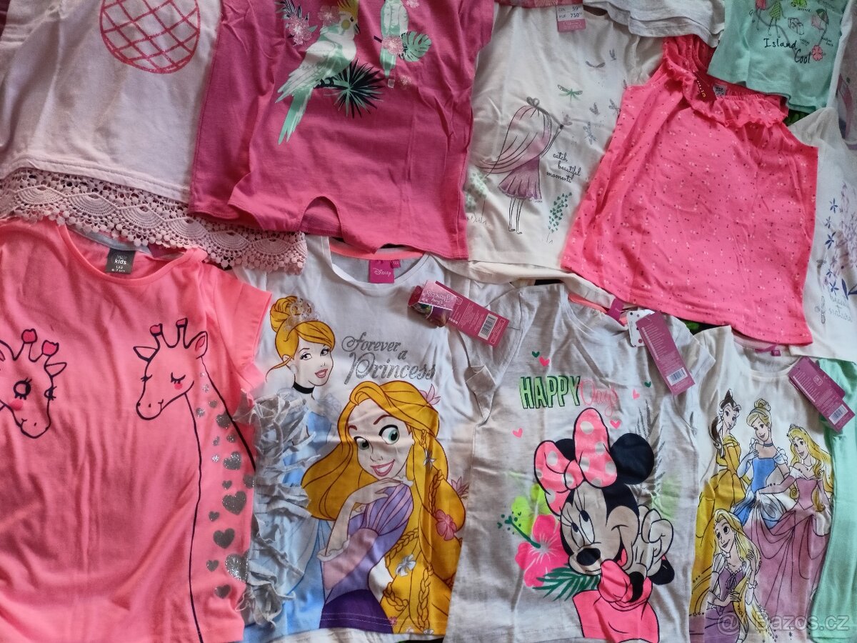 Set nové trička, 15 ks, 122, 128 - 7