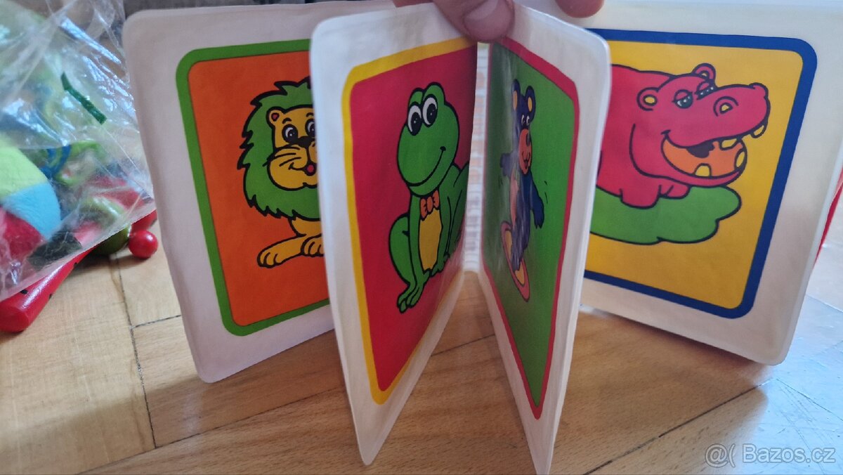 Chrastítko Fisher-Price, měkké kostky, knížka do vody - 7