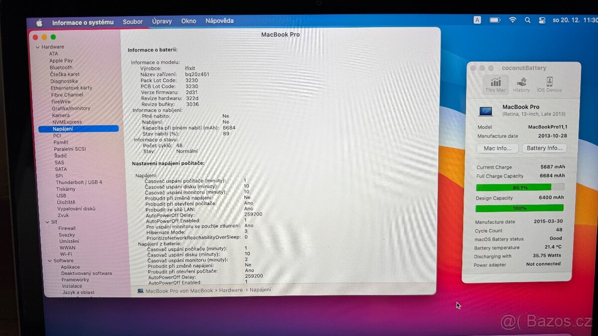 Apple MacBook Pro 13,3", i7, 16GB RAM, 120GB SSD - 7