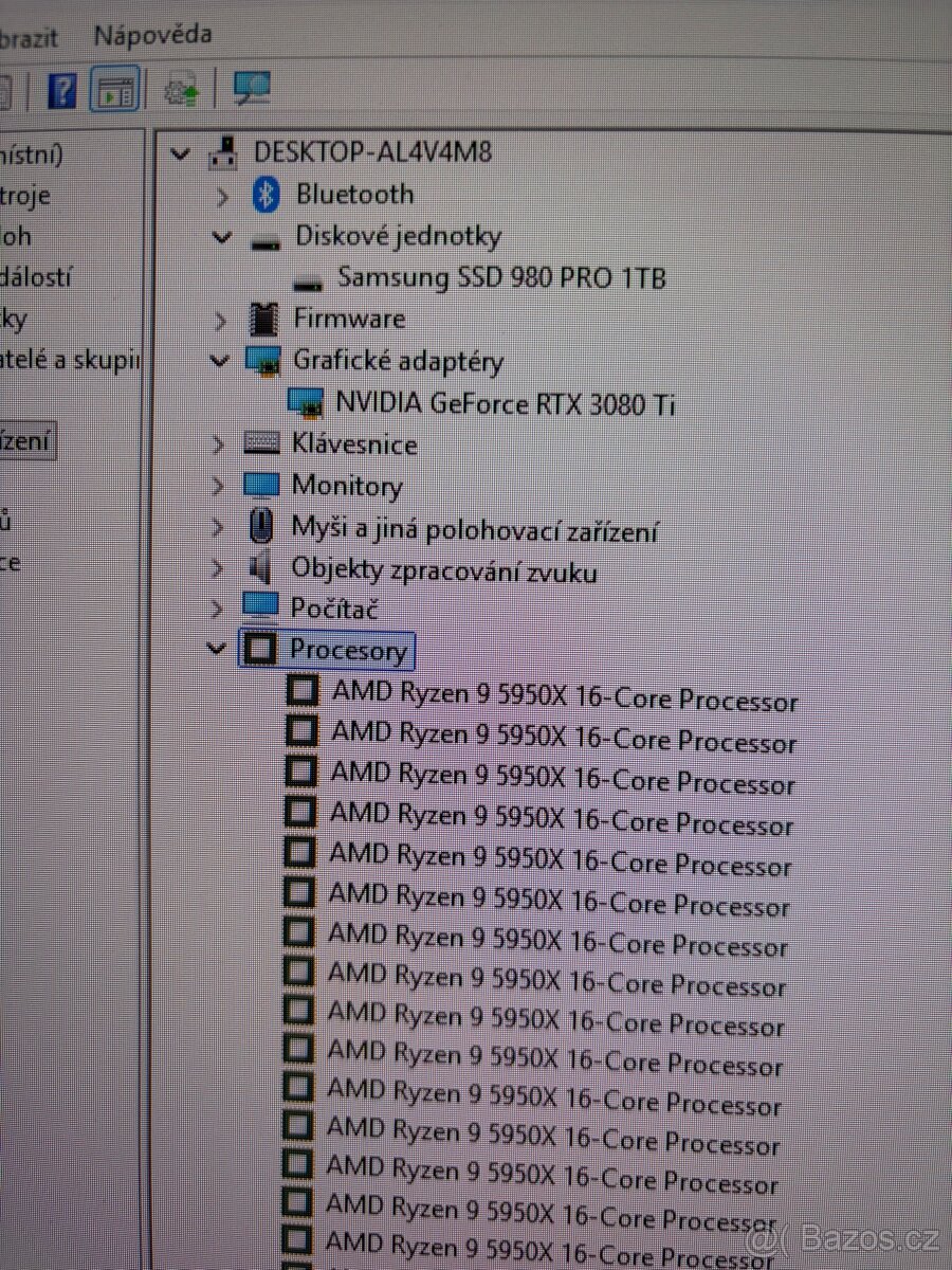 Herní Pc Ryzen 9 RTX 3080Ti 64gb Ram - 7