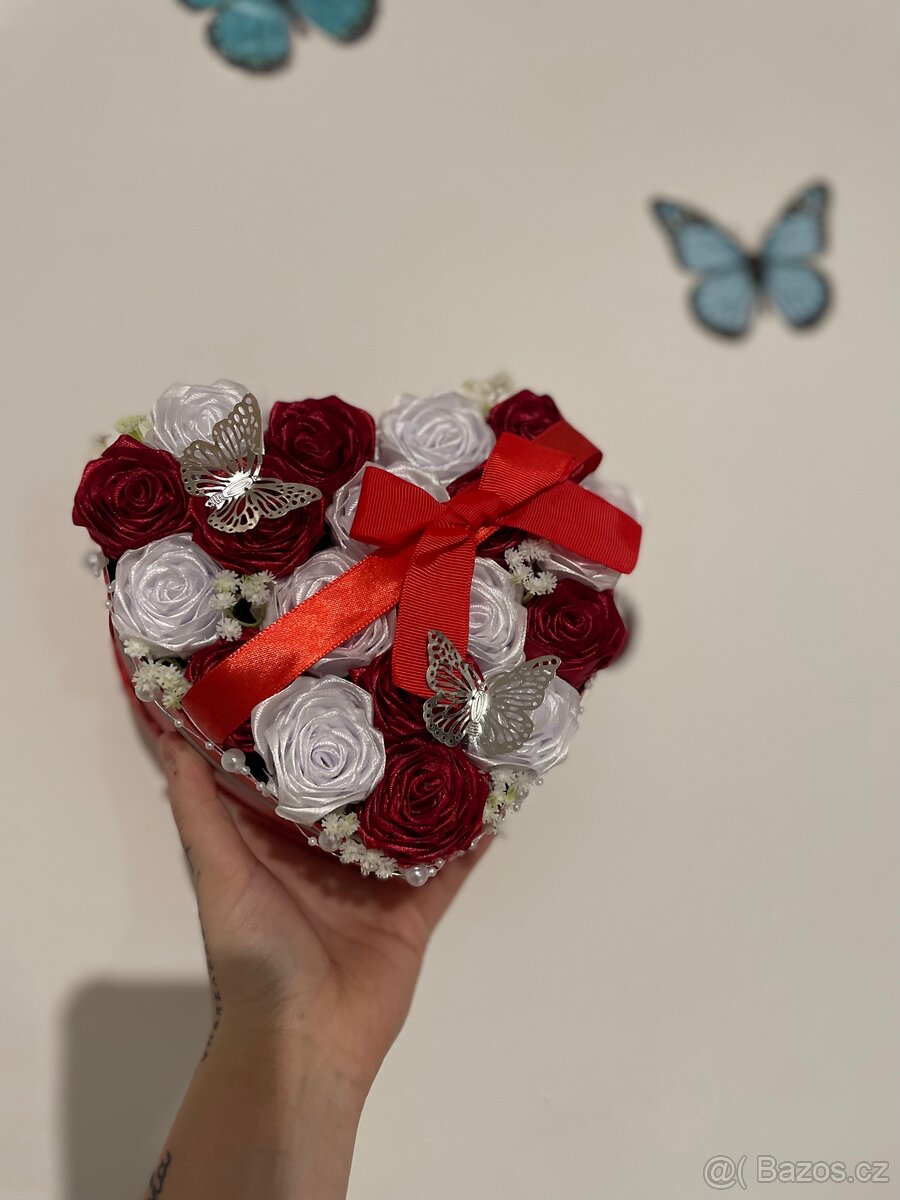 Růže ze stuh…🌹❤️ - 7