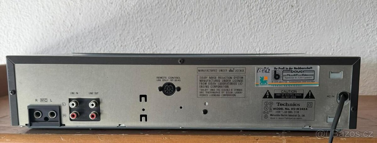 Tape Deck technics rs m245x - 7