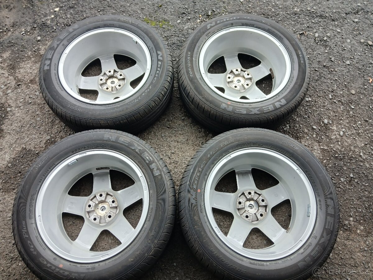 P- Sada Orig ALU kol Peugeot 205/60R16 letní - 7