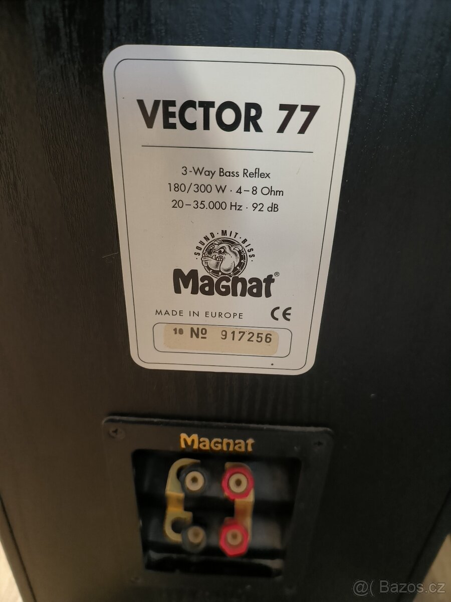 Magnat Vector 77 Yamaha AX-496 Sony CDP-711 - 7