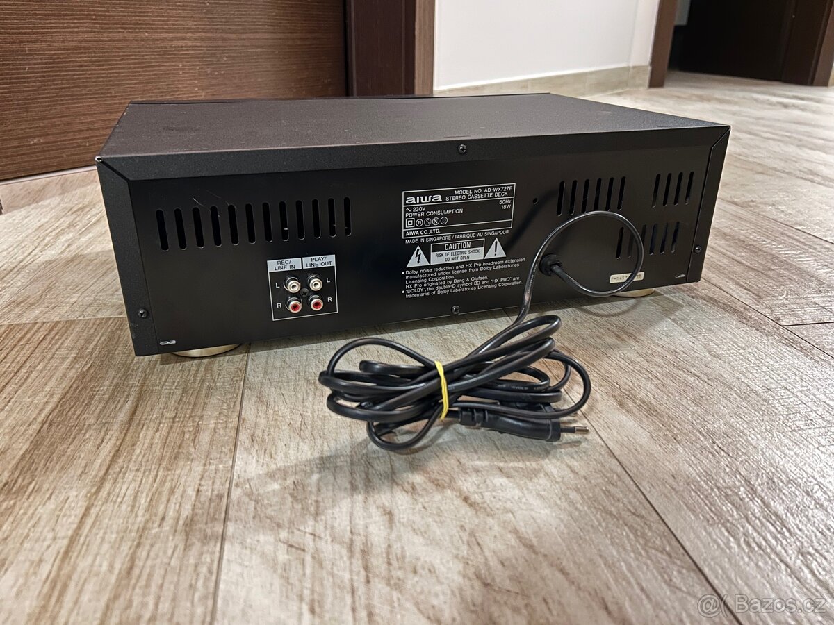 Aiwa AD-WX727 stereo double cassette deck - 7