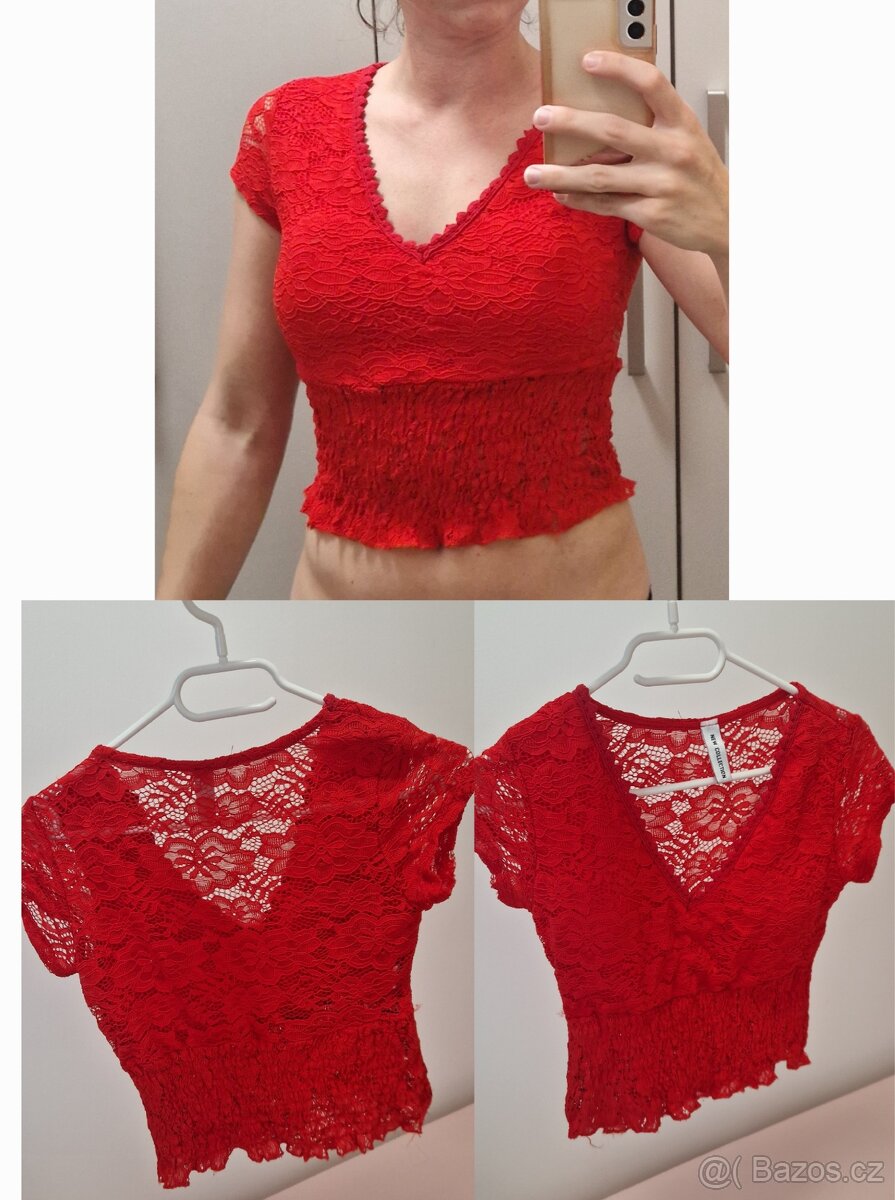 topy, croptopy, tílka, halenky - 7