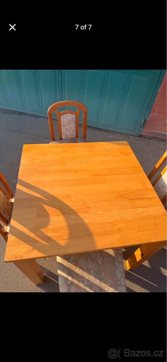Jídelní stůl + 4 židle - 7