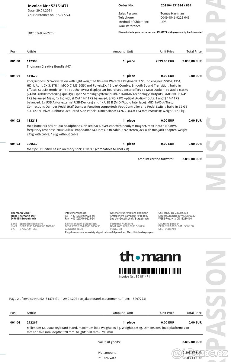 Korg Kronos LS – špičkový workstation, málo hraný (jen doma) - 7