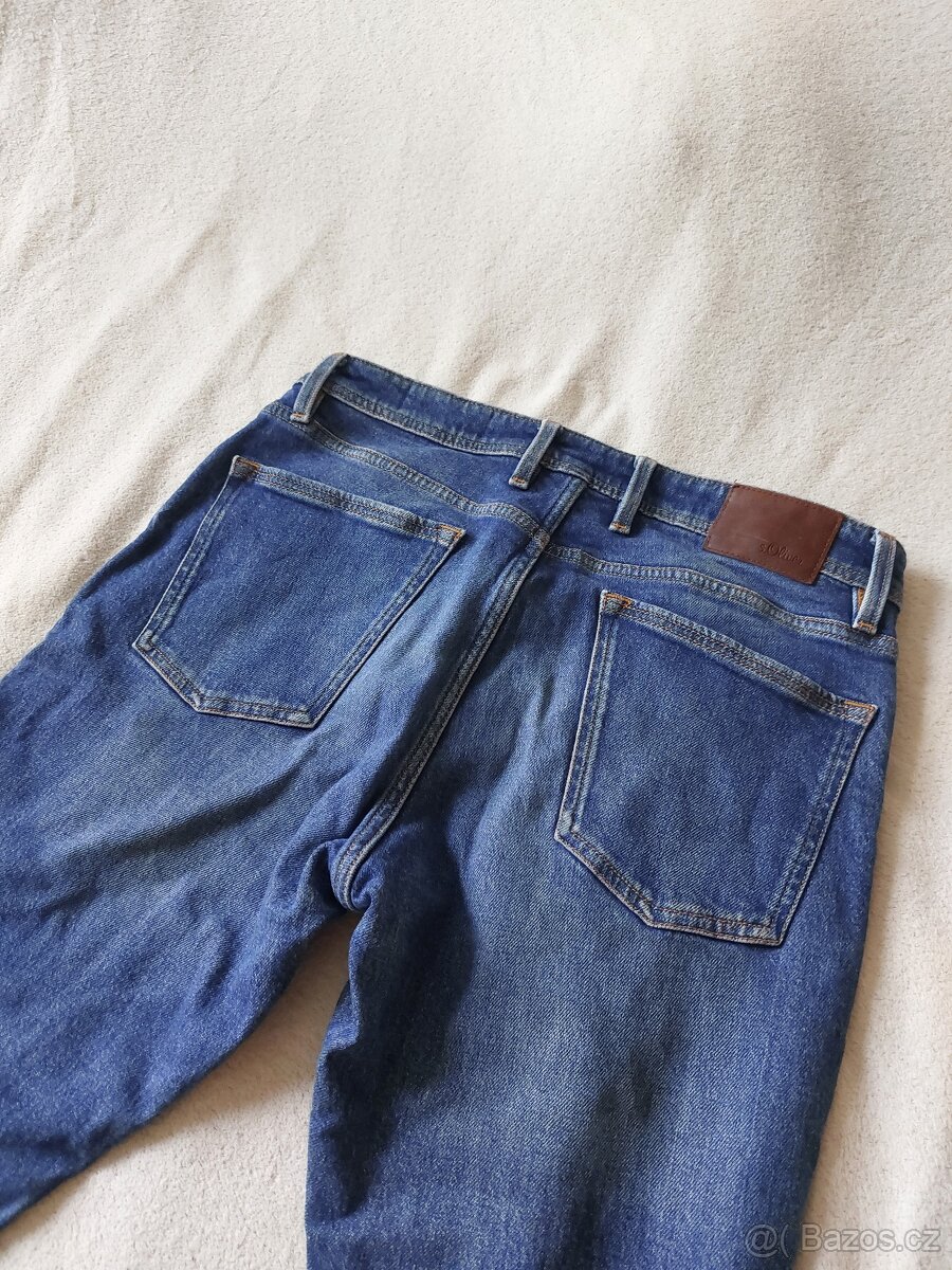 Pánské modré džíny s.Oliver W29/L32 slim fit - 7