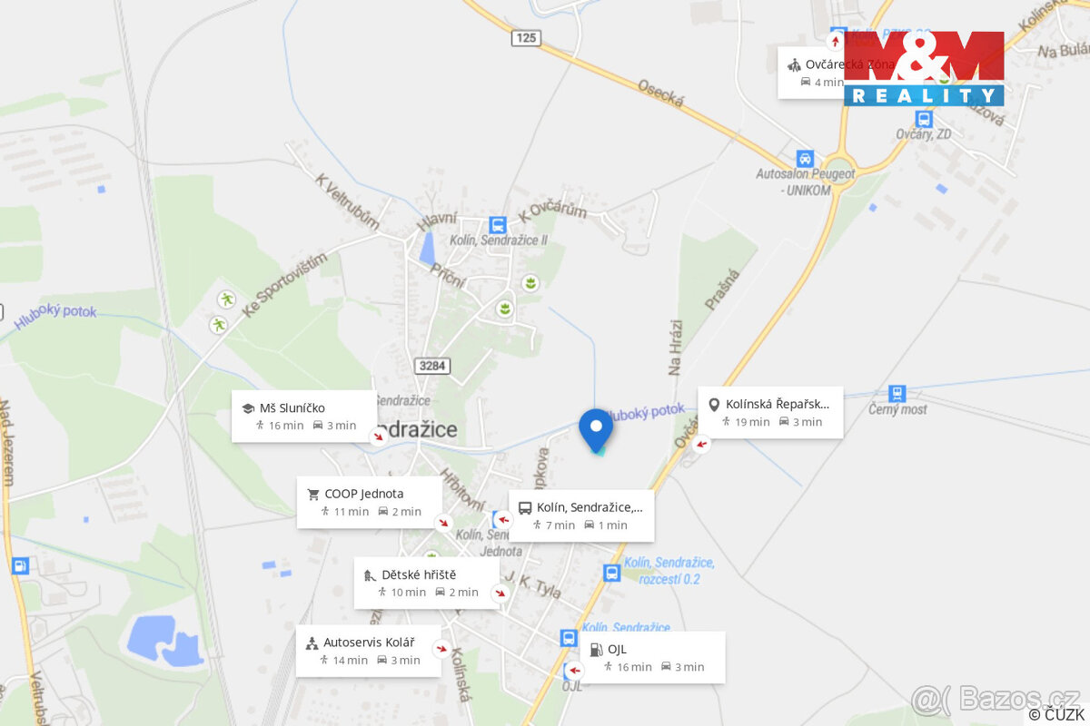 Prodej pozemku k bydlení, 945 m², Kolín - 7