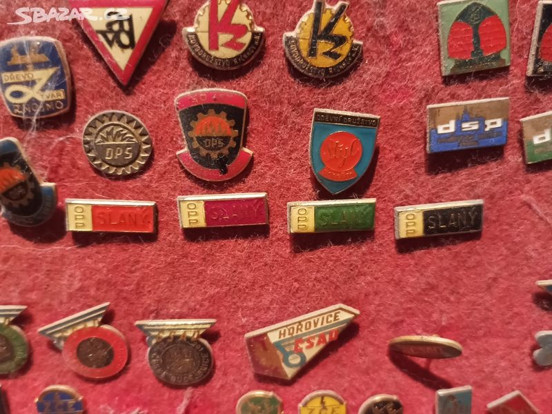 Odznaky - různé druhy, starší znaky firem - 7
