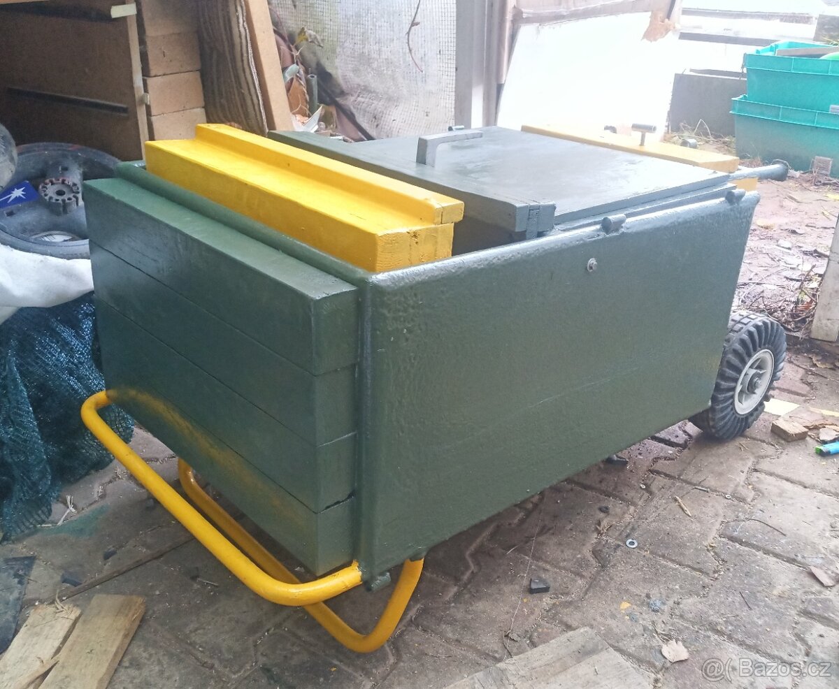 Pojízdná skříň na nářadí s pracovní deskou a šuplíky - 7