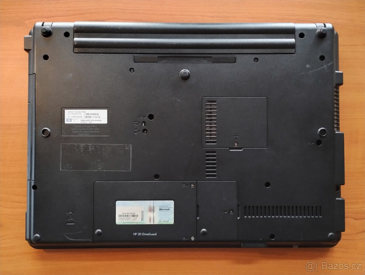 notebook HP Compaq 6830s (LCD 17") + zdroj 180W, 2x baterie - 7