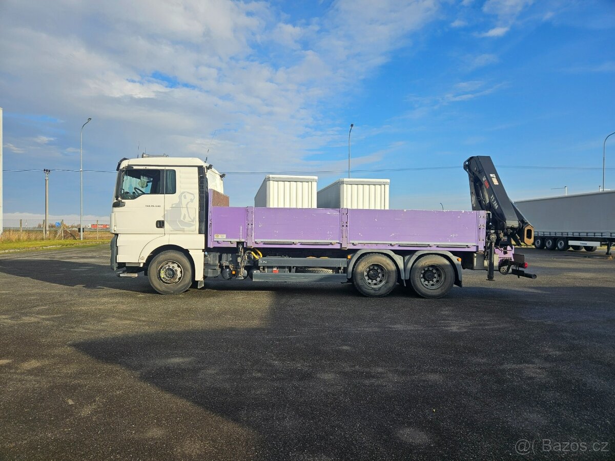 MAN TGX 26.440 6x4 valník s hydraul. rukou HIAB 288 - 7