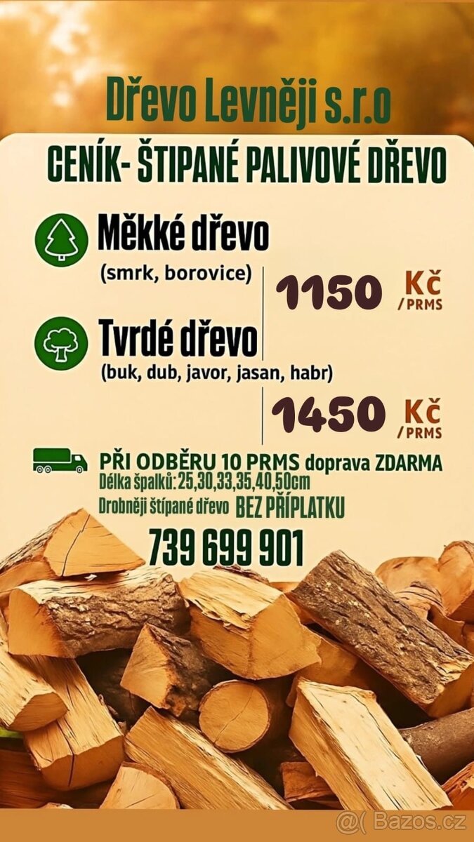 Štípané palivové dřevo - 7