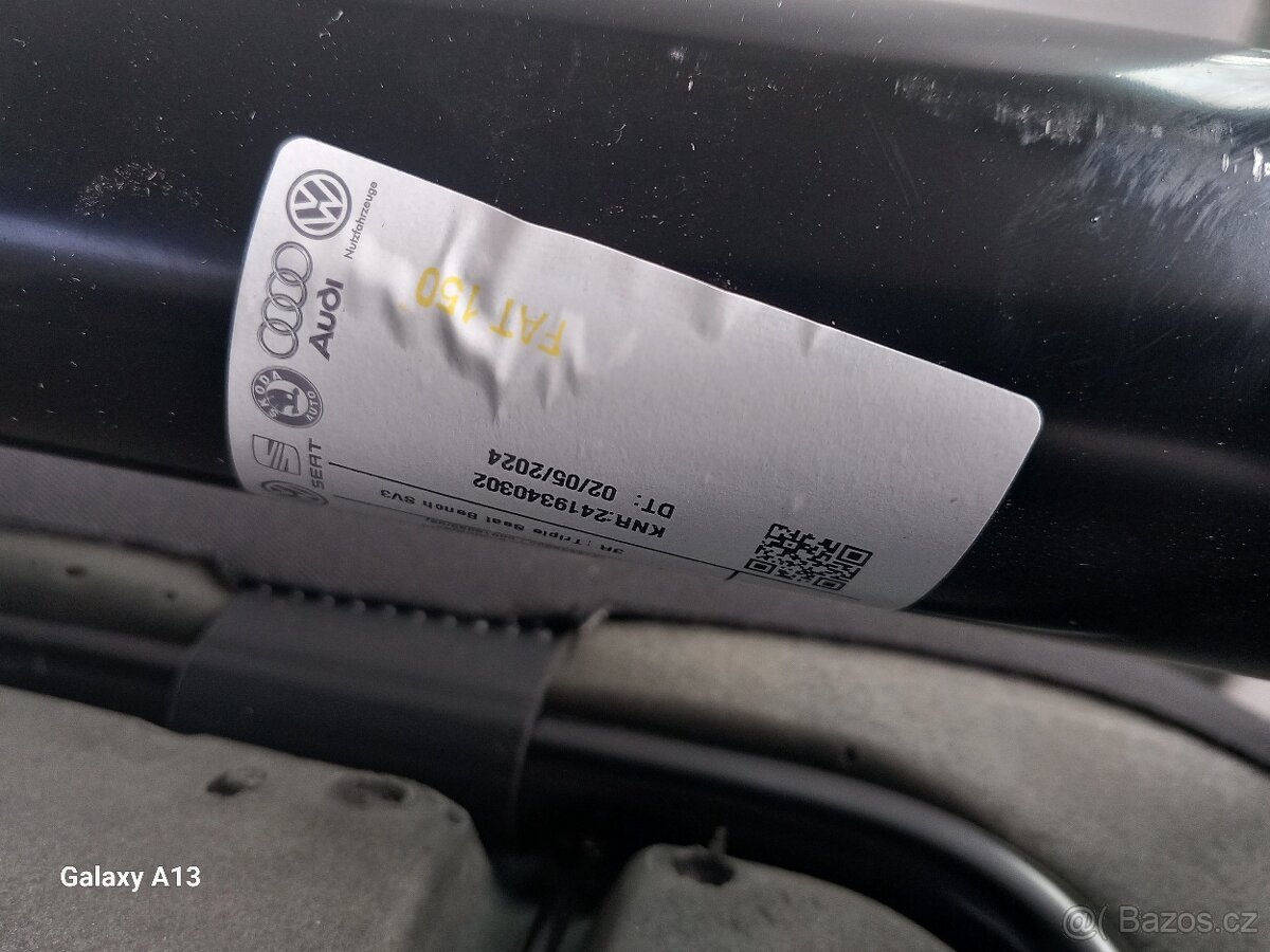 Vw t5 t6 2+1 3 nové i starší isofix - 7