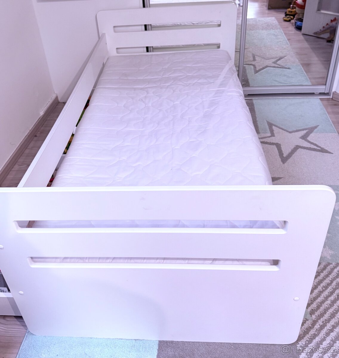 Bílá dětská postel - 7
