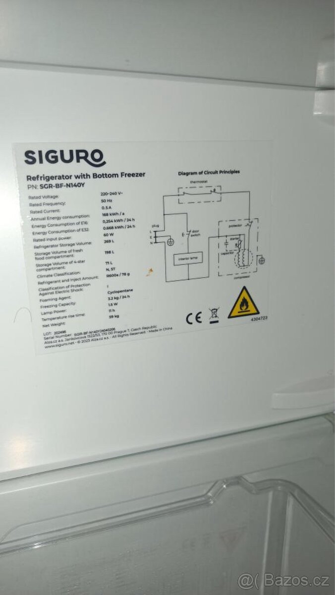 Lednice Siguro No Frost - 7