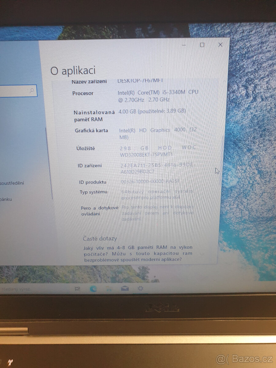 Dell Latitude E6430, 14", Core i5 , Win. 10 - 7