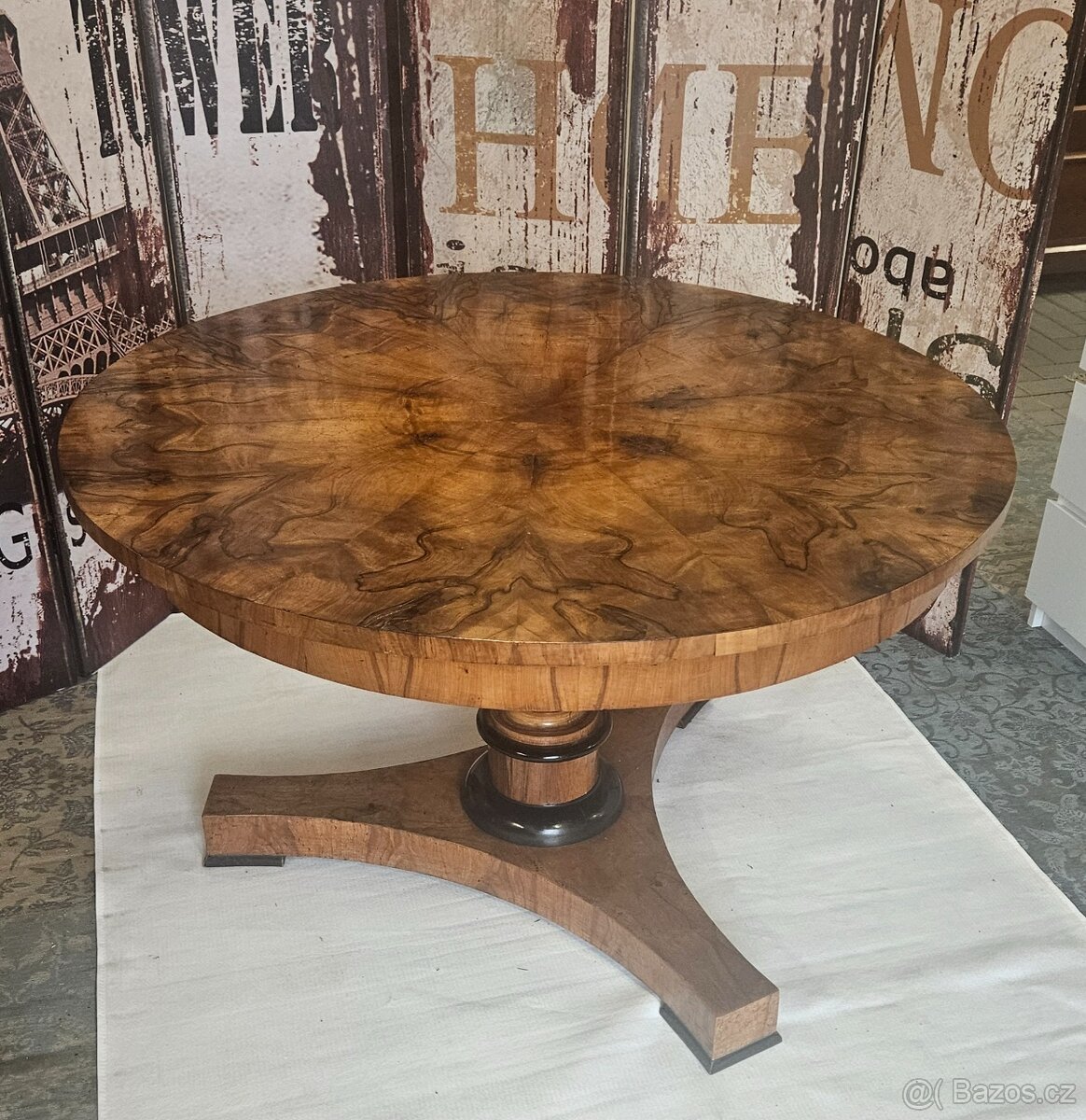 Stůl biedermeier dýha - 7