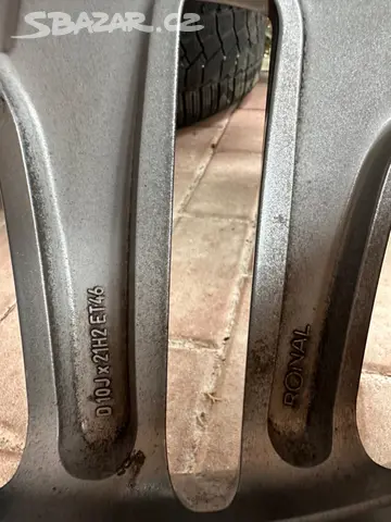 ALU KOLA MERCEDES GLS R21 AMG ORIGINAL KRÁSNÉ KOLA - 7