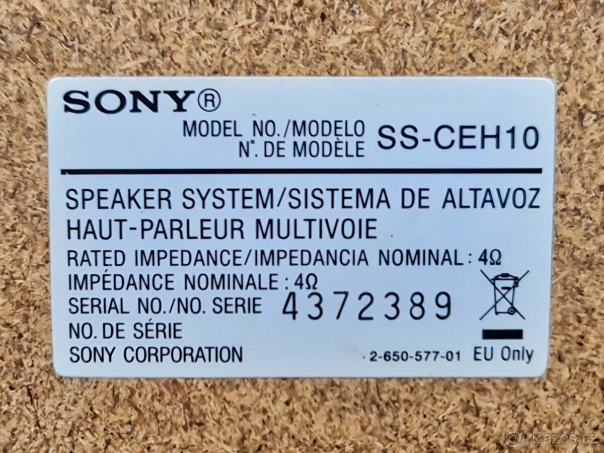 Reproduktory Sony SS-CE10 ve stavu nových - 7