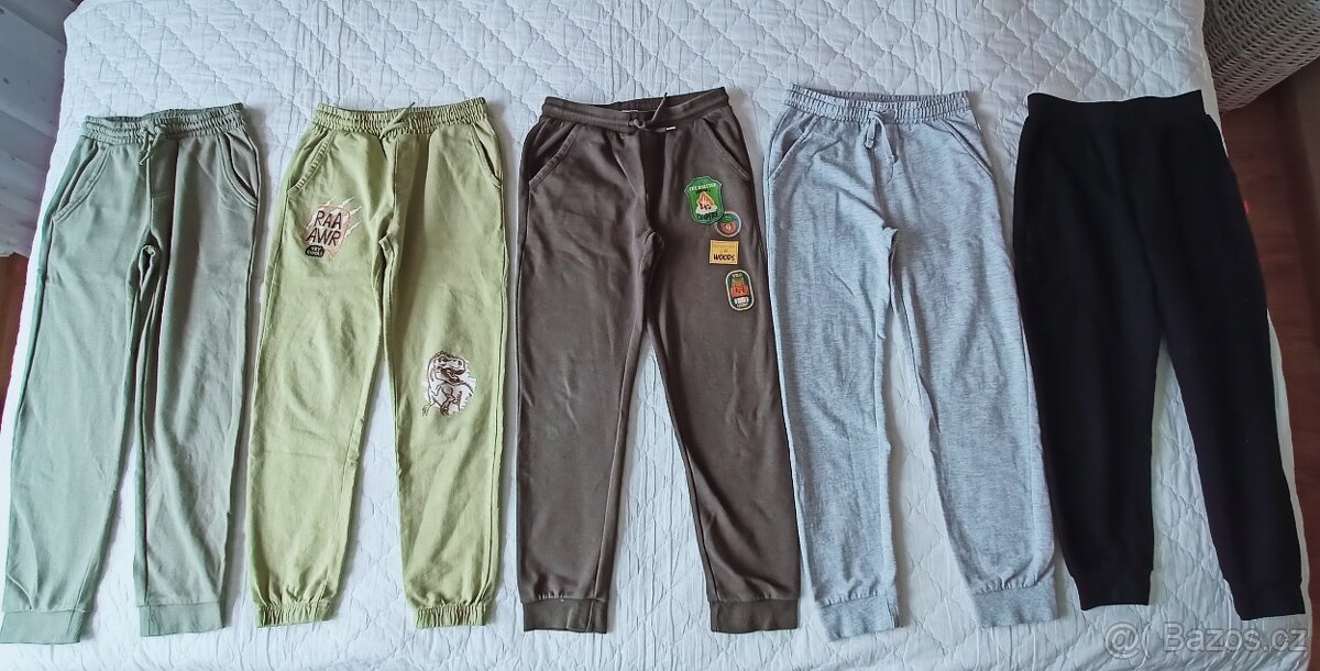 5x dětské tepláky, 128/134 (8-9 let) - 7