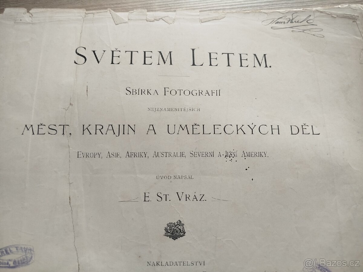 Stará kniha SVĚTEM LETEM prodám - 7