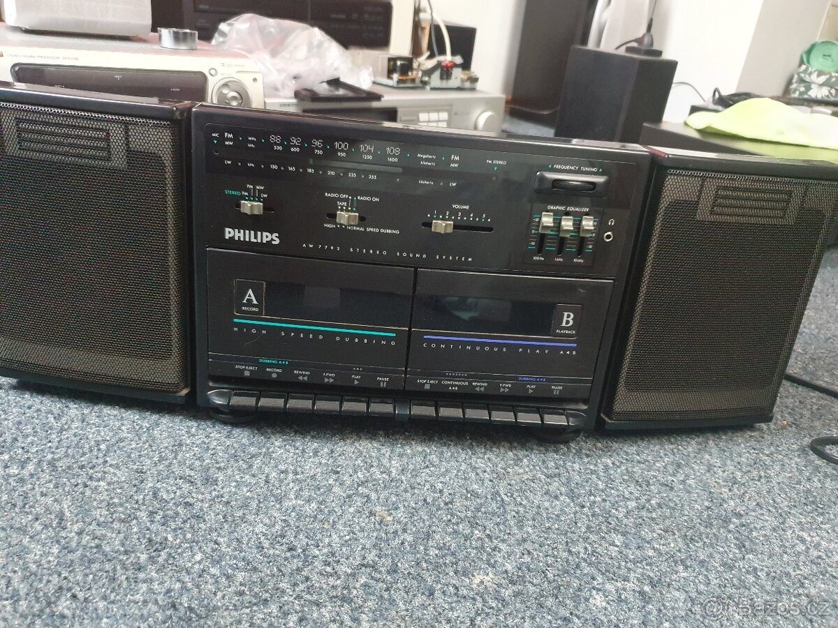 PHILIPS TYPE AW 7792/00 Boombox r.v.1992 - 7
