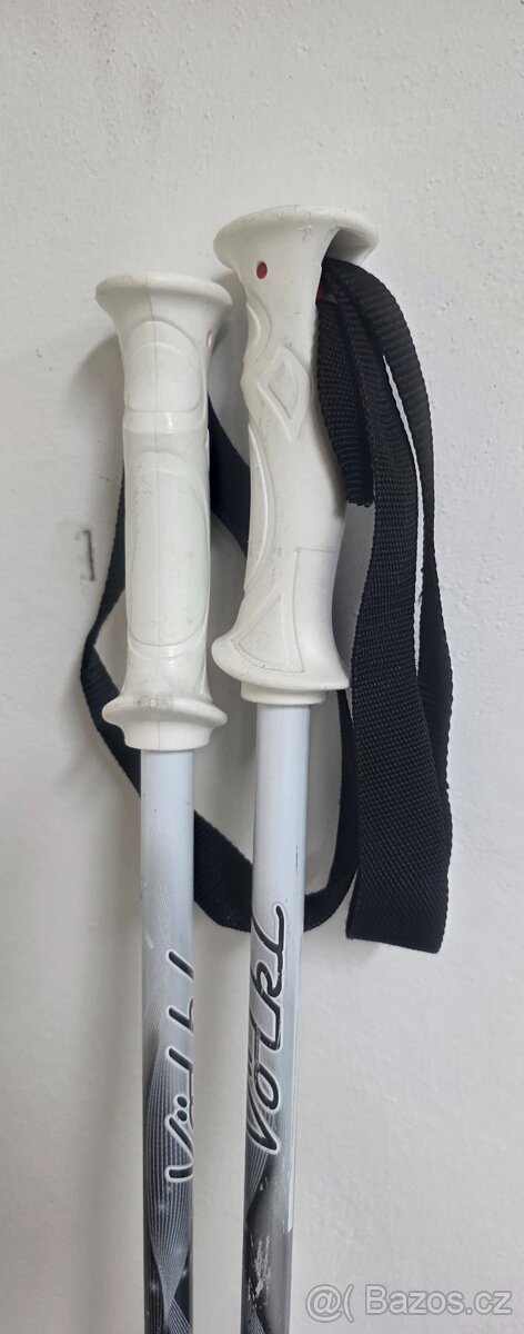 Set Lyže Rossignol (154 cm) + hole Völkl – skvělý stav - 7