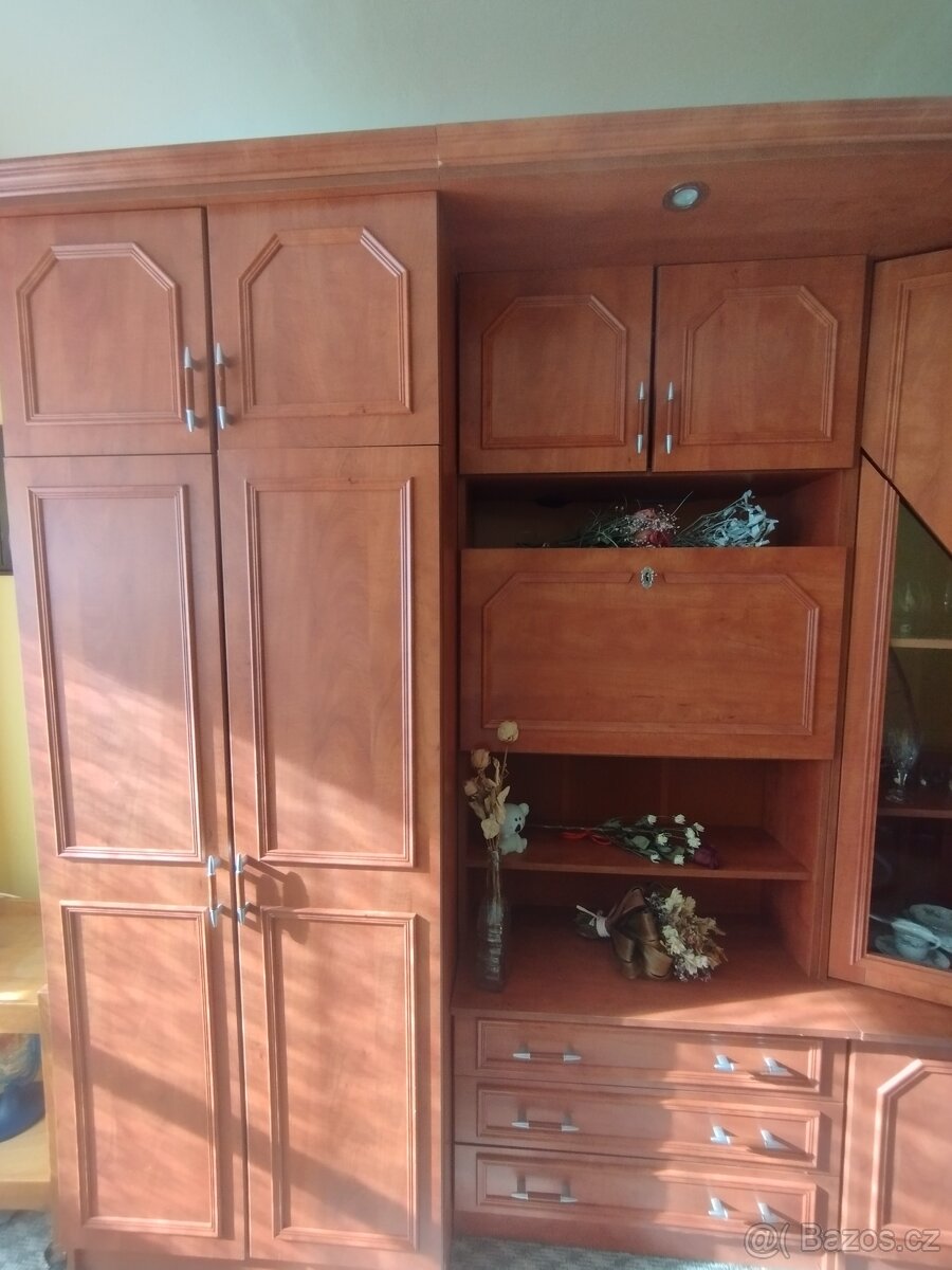 Hnědá obývací stěna 5 části - 7