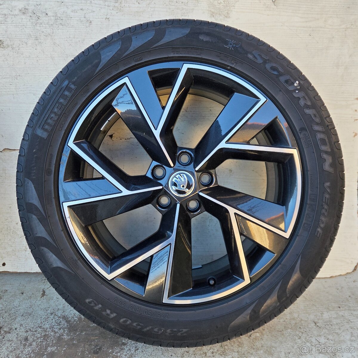 Alu kola Škoda Kodiaq 19" 5x112, letní Pirelli 235/50R19 - 7