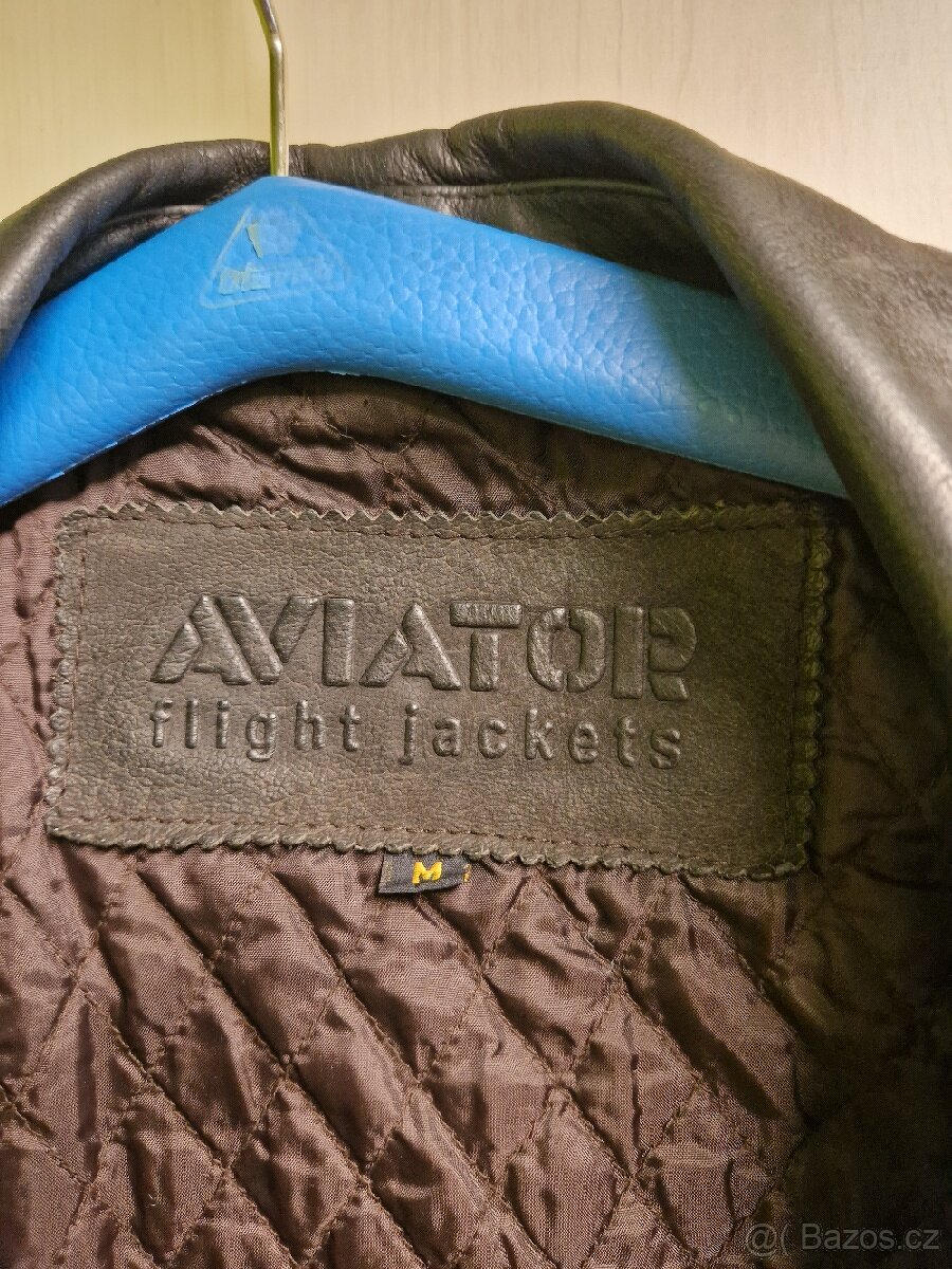 Kožená bunda AVIATOR - 7