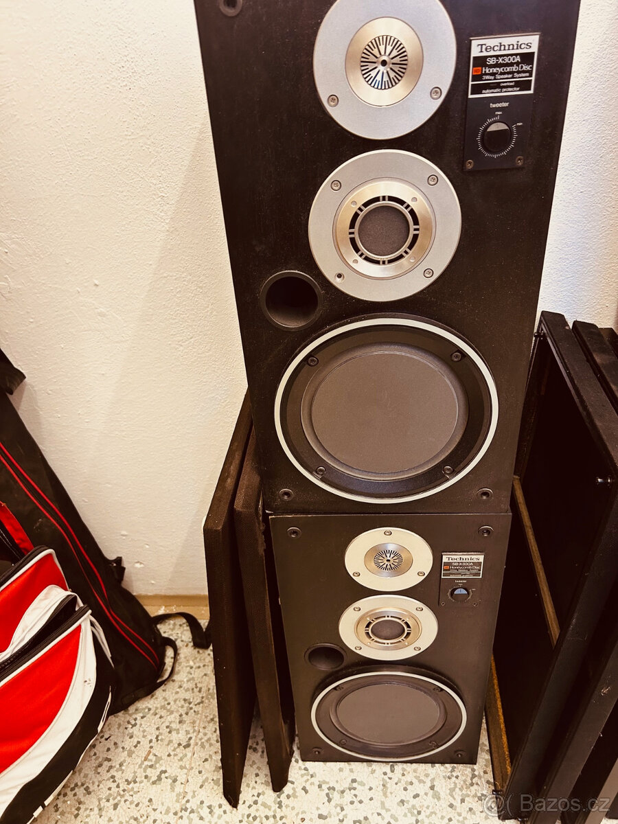 Technics midi sestava SU5A.ST8,RS6,SL-Q5,SL-PJ1,SB-X300A - 7