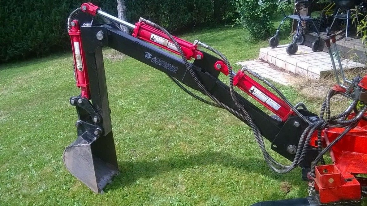 Minibagr, rypadlo-nakladač, kráčející bagr Jansen MB 300 plu - 7