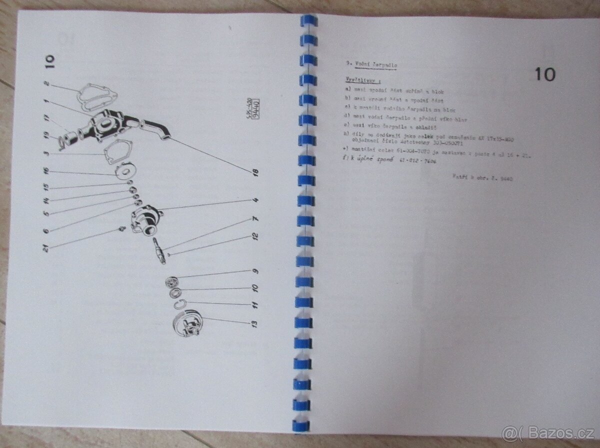 Motory LIAZ M 634 a M 637 - katalogy ND + dílenská příručka - 7