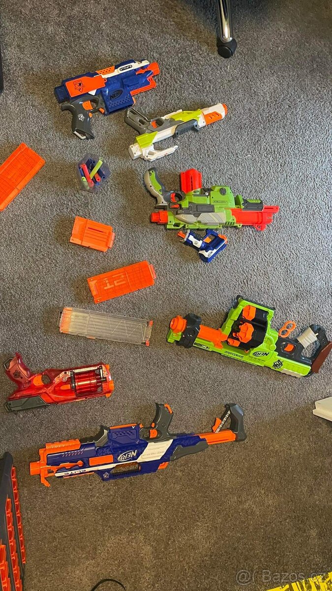 NERF stojan + pistole - 7