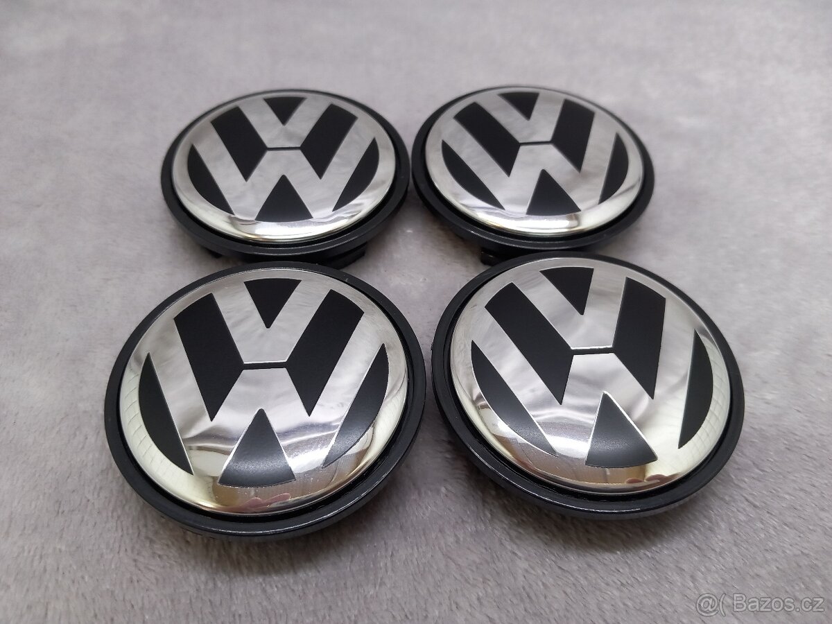 Středové krytky Vw, 65x56mm, klasik logo - 7