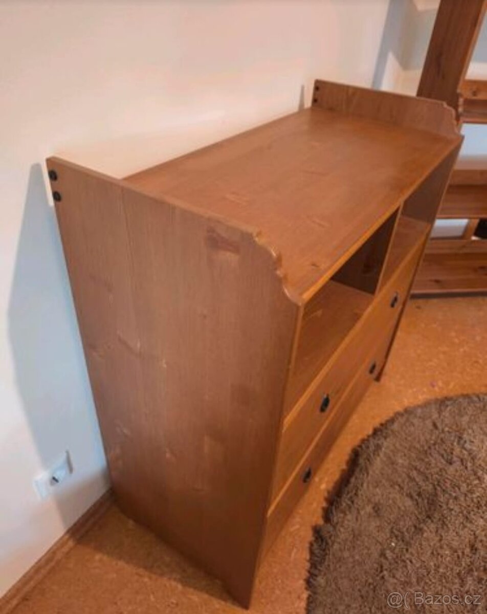PŘEBALOVACÍ PULT - KOMODA IKEA LEKSVIK - 7