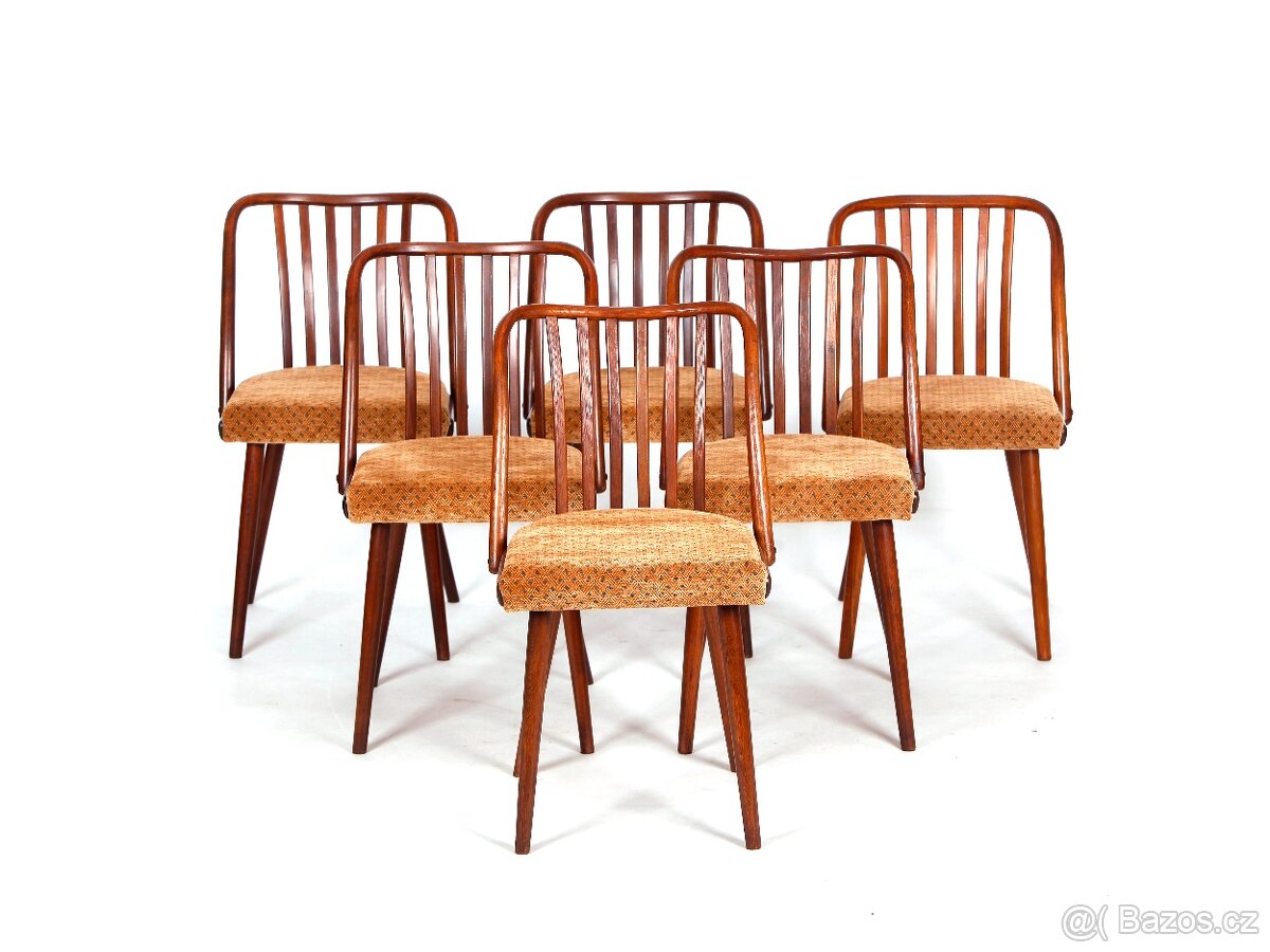 A. Šuman, 6x nově přečalouněné židle TON - 7